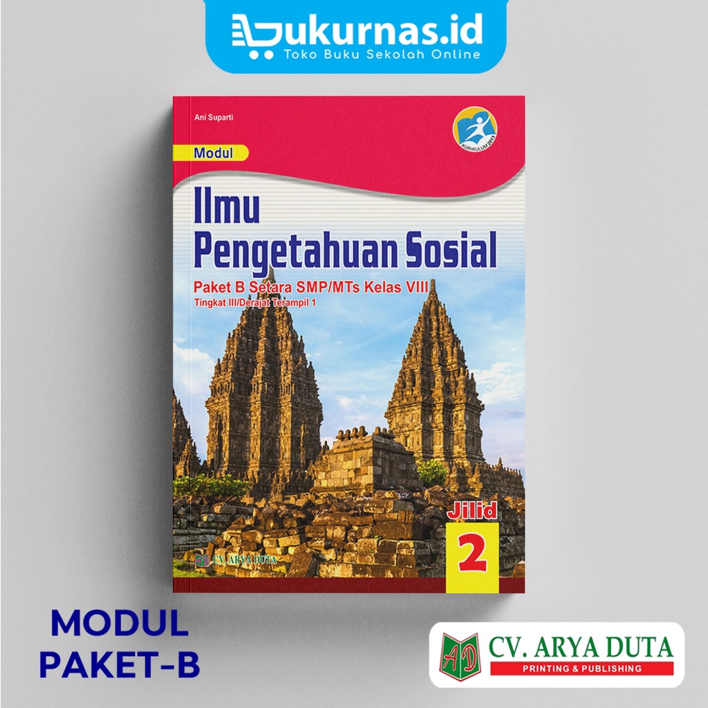 Jual Buku Modul Paket B Mapel IPS Kelas 8 - K13 Arya Duta Indonesia ...