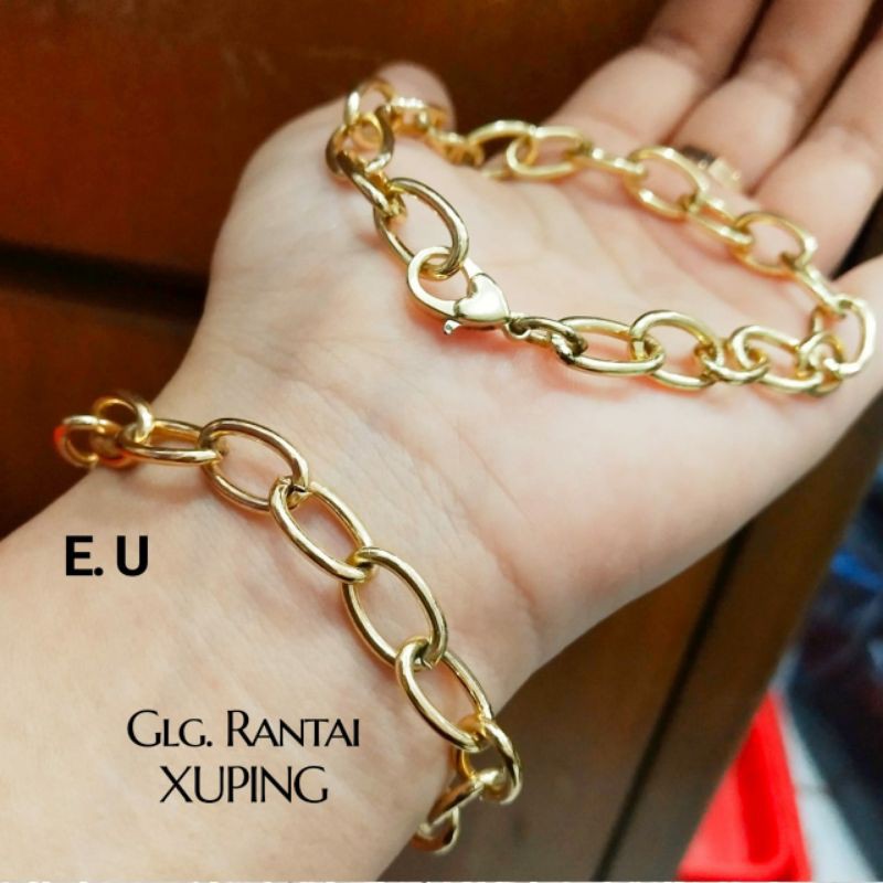 Fourfashion Gelang Dewasa Rantai Xuping Gold PD042