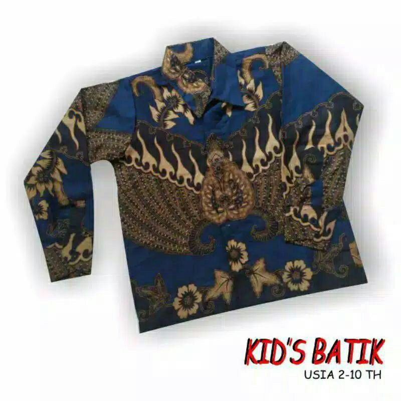 Kemeja Batik Anak - batik anak - baju batik anak laki laki umur 2-12 tahun kemeja batik anak panjang