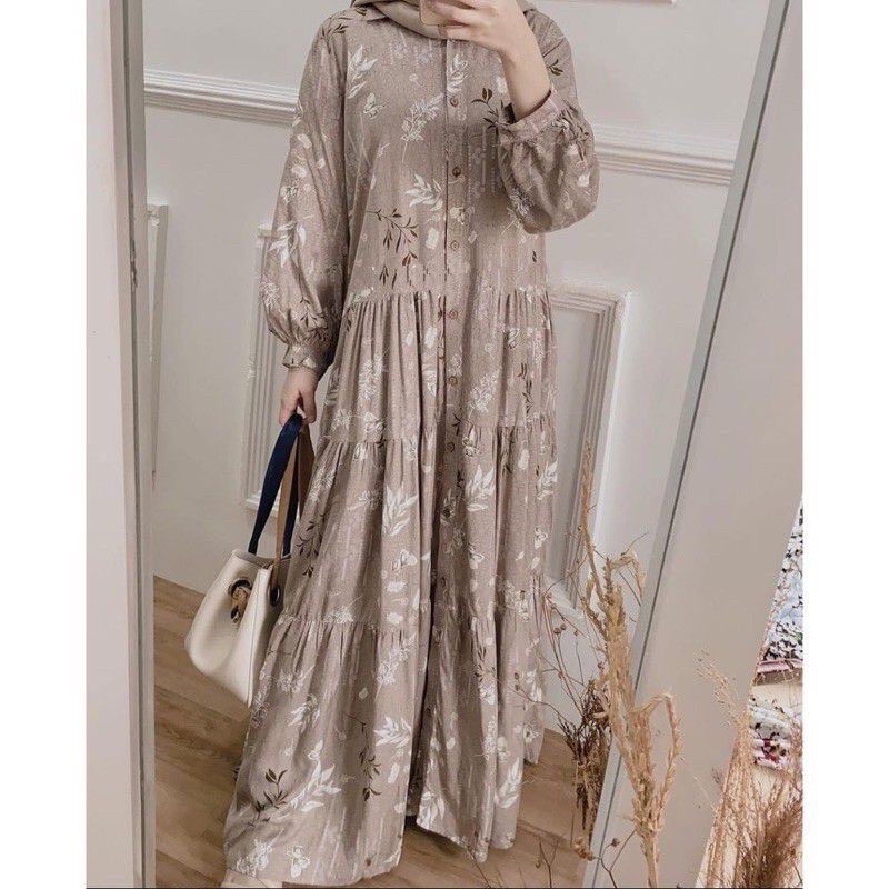 𝐏𝐆𝐌𝐓 •  ABERIA LATUINA MAXY PREMIUM DRESS GAMIS MOTIF RAYON VISCOSE