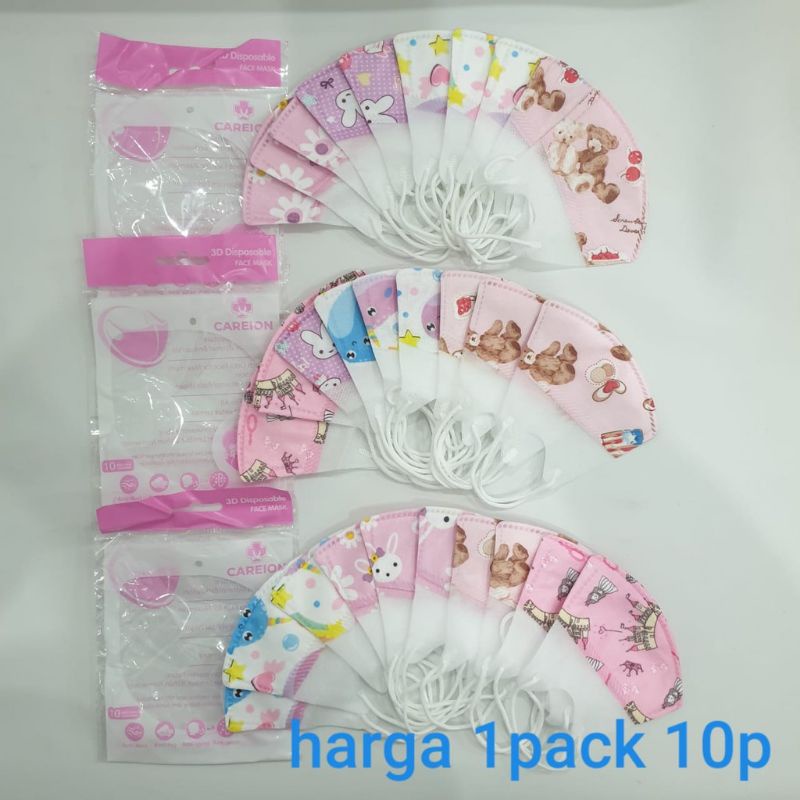 Duckbill Anak/Masker anak/Duckbill kidd/Duckbill ECER & Box