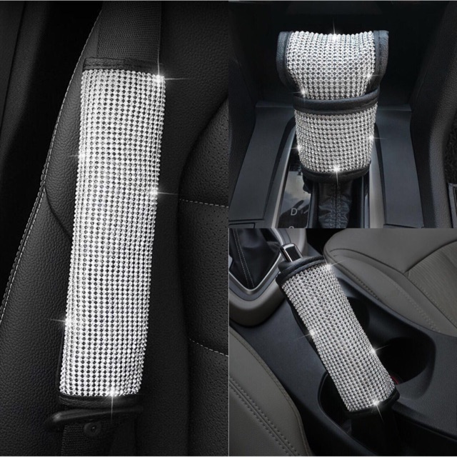 Seatbelt barang mobil seatbelt blink sarung seatbelt sarung seatbelt sarung rem gigi Sarung Cover Safety Belt/Seat Belt DAD FULL BLINK Kualitas Kulit Premium