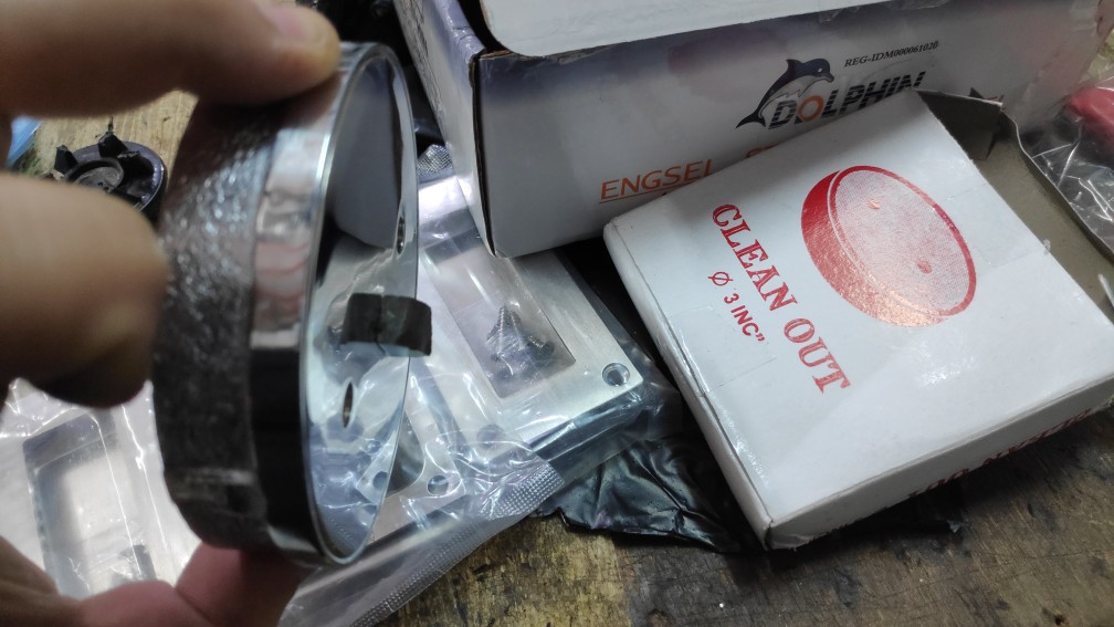 Clean Out / Co / Tutup Septictank 3inch Kuningan Tebal