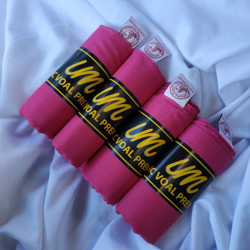 Jilbab UMAMA BASIC VOAL  Original Scarf Jilbab Hijab Kerudung sekolah segiempat seragam kerja polos-2