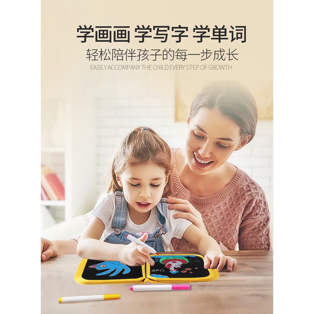 

RB Buku Gambar Portable Ajaib Bisa Dihapus 14 Halaman