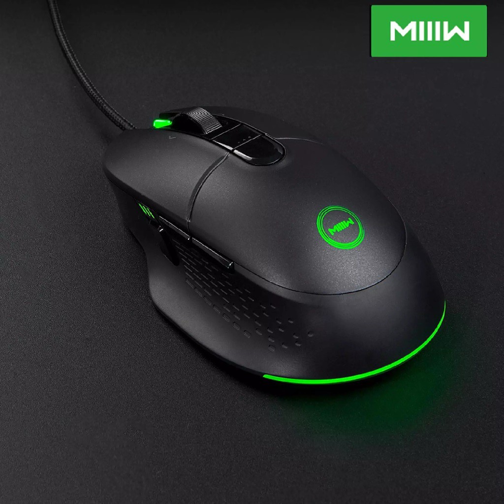 AKN88 - MIIIW 700G MWGM01 - Wired Mouse Gaming 7200DPI 6 Button RGB Colourful