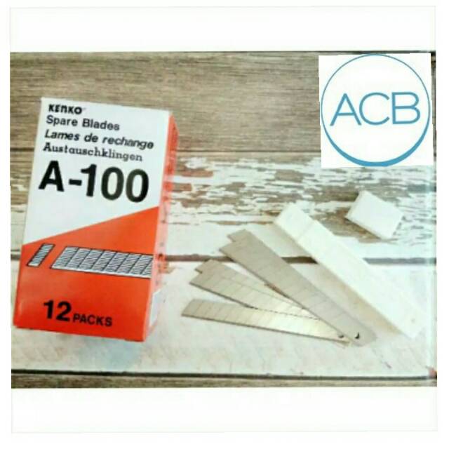 

Isi Cutter Kecil A-100 Kenko Murah (Acb Berkah Stationery)