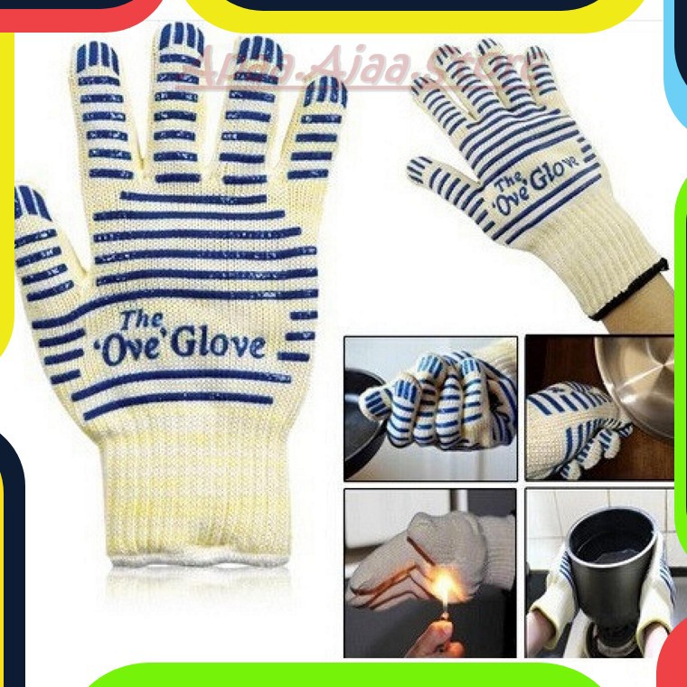 Bayar Ditempat OVE Sarung Tangan Oven Masak Heat Resistant Oven Gloves - 540F