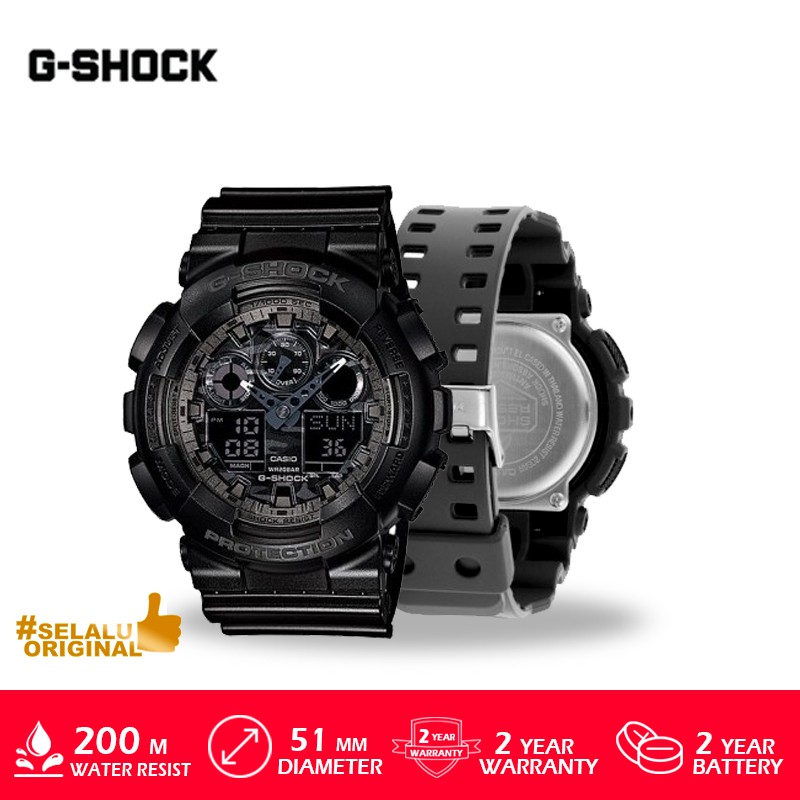 Casio G-Shock GA-100CF-1ADR/GA100CF1ADR/GA-100CF Original