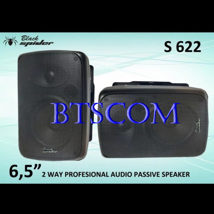 Speaker Pasif Karaoke Original BlackSpider S622/ S 622 Speaker Pasif S-622 S662