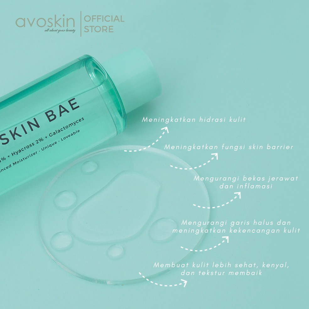 Avoskin Your Skin Bae Toner Marine Collagen 5% + Hyacross 2% + Galactomyces Sachi Beaute