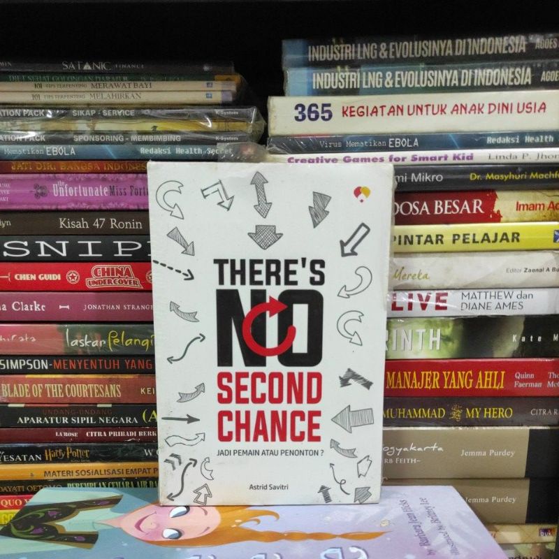 BUKU ORIGINAL THERE'S NO SECOND CHANCE JADI PEMAIN ATAU PENONTON? ASTRID SAVITRI BEKAS