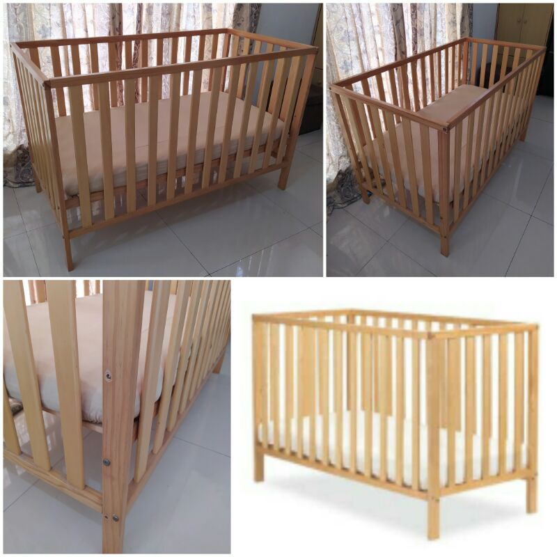 PRELOVED Mothercare Baby Cot Ranjang Bayi Box Baby Crib GRATIS MATRAS DAN SPREI