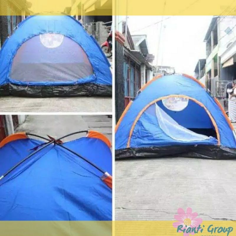 Tenda Outdoor - Tenda Anak Ukuran Besar- Tenda Dewasa / Tenda Dome Parasit/ Tenda Pantai Praktis