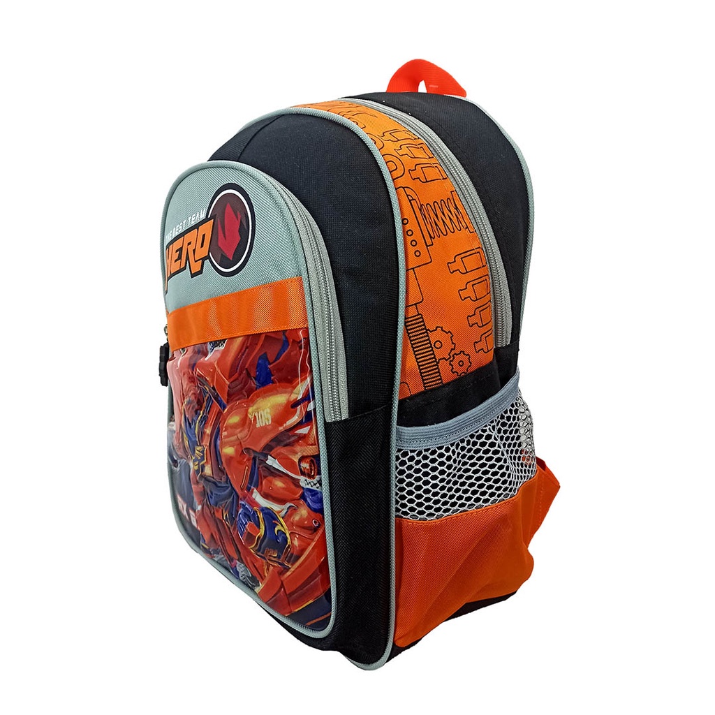 Tas Ransel Backpack Sekolah Anak Laki Laki Little V Original Robot The Best Team