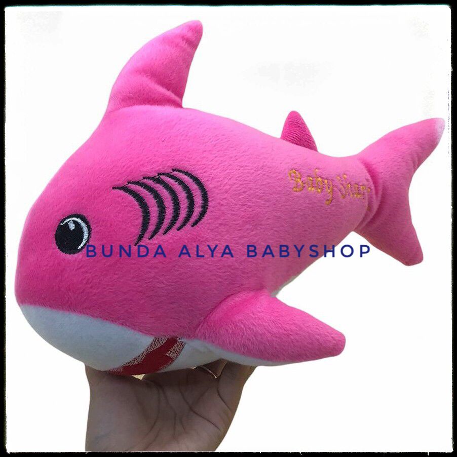 Mainan Anak Boneka HIU Shark - Boneka Anak Ikan - Mainan Anak Edukasi - Dolls - Toys - Boneka SHARK 30 cm