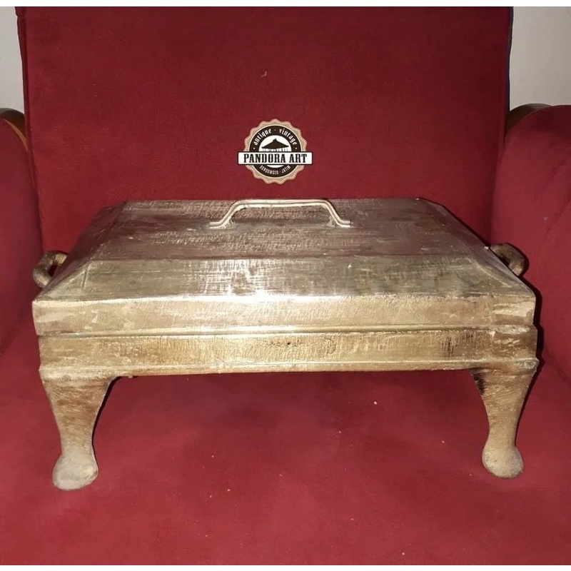 Cetakan kue apem lubang 6 kuningan lawas size besar