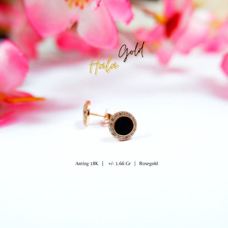 Anting Emas 18K Hala Gold