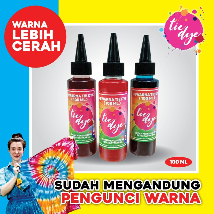 

Pewarna Tie Dye / Tinta Tie Dye / Pewarna Kaos Tekstil / Tie Dye Cair - Pink