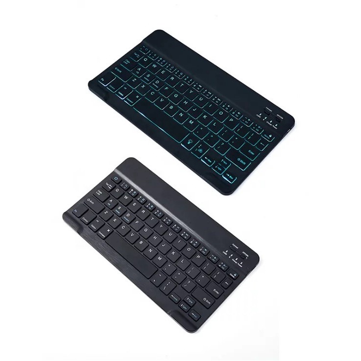 keyboard RGB backlight wireless bluetooth for tab samsung ipad mipad huawei olike advan apple dan bisa juga buat hp