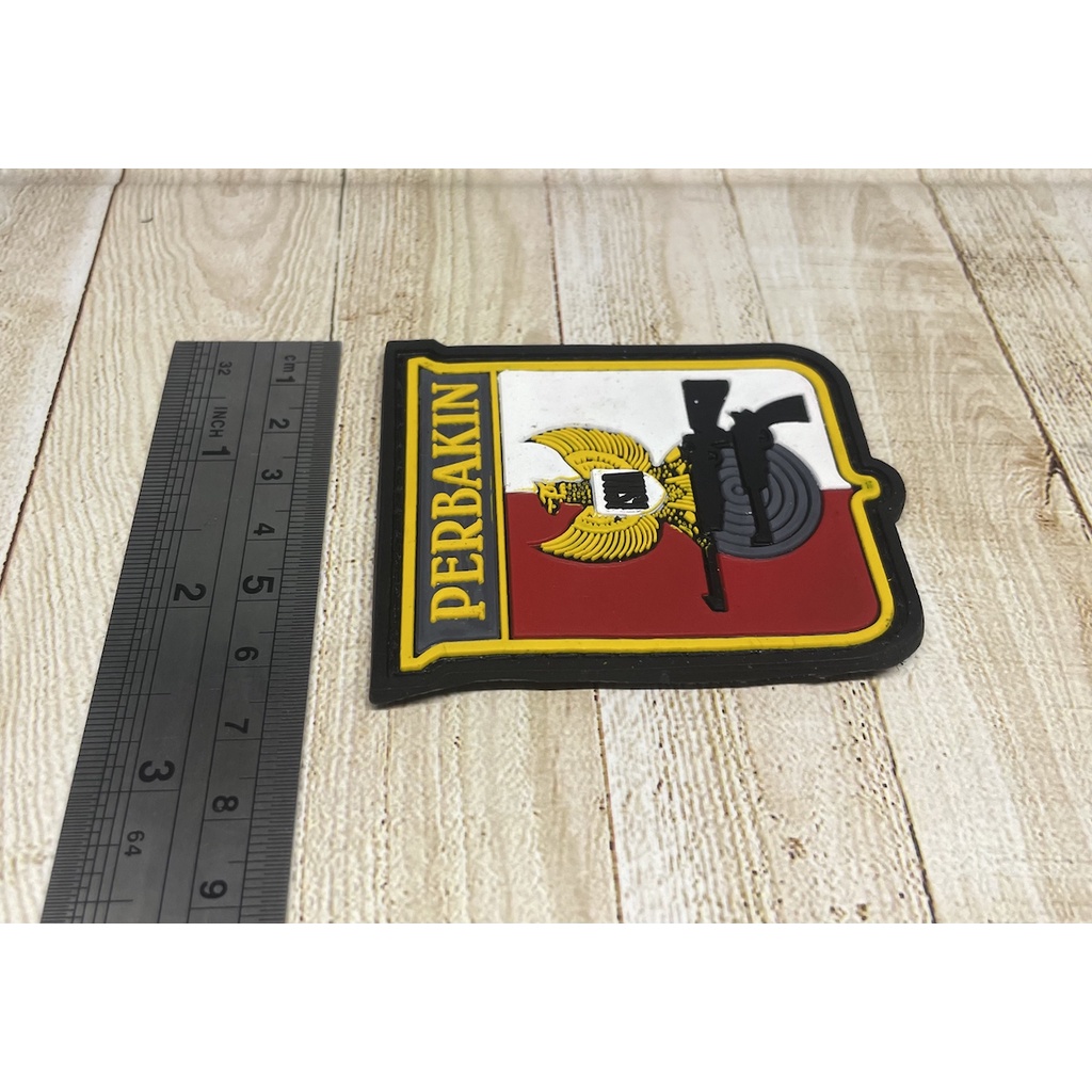 Patch Perbakin (Logo) - Patch Velcro Perbakin - Prepetan Perbakin Perisai - Velcro Karet