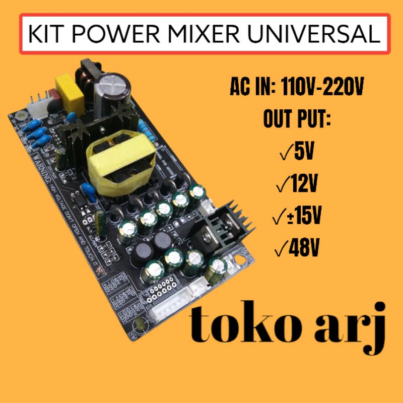 KIT POWER SUPPLY MIXER UNIVERSAL