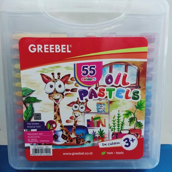 

Promo Crayon Greebel 55 Oil Pastels Krayon Pastel Kualitas Premium