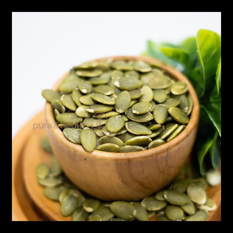

BARU! PUMKIN SEED ORGANIC 1 KG BIJI LABU PEPITA KUPAS NATURAL SUPER FOOD MURAH
