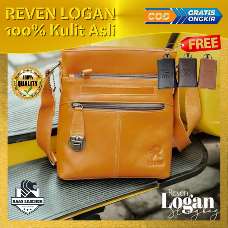 Tas Kerja Selempang Pria Kulit Asli Tas kuliah branded cowok murah