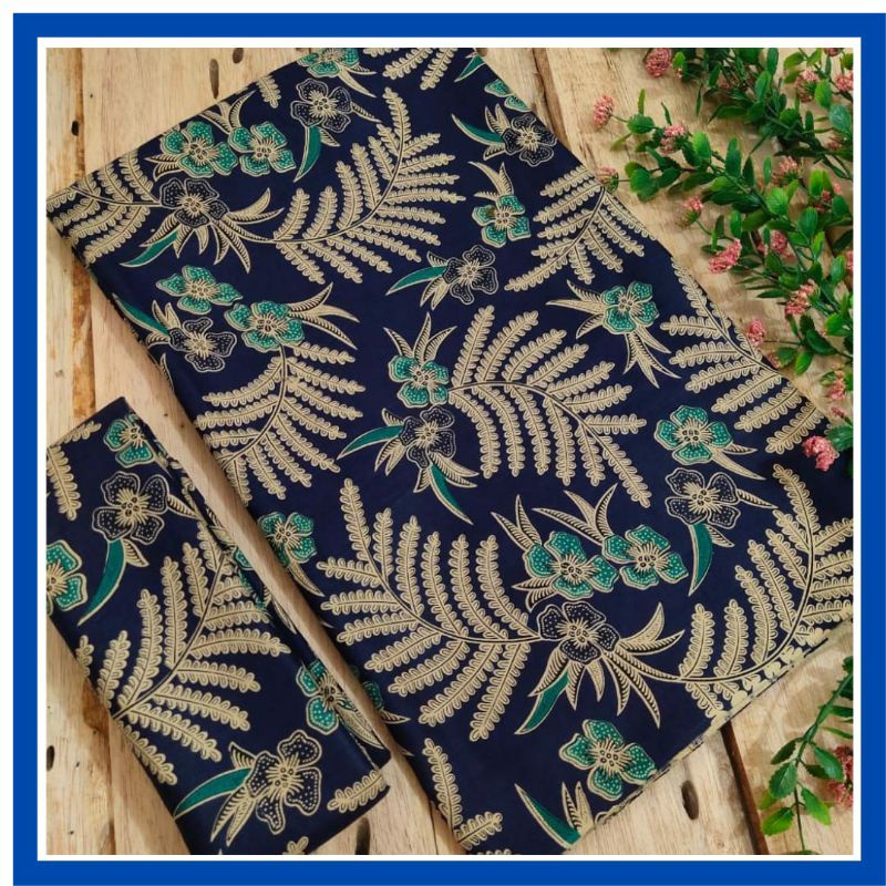 kain batik Pekalongan motif putri malu