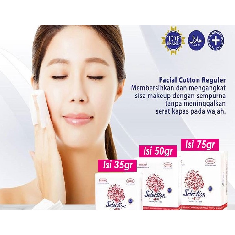 SELECTION Kapas Kecantikan Tebal, Tipis, Oval, Bulat-Cotton Bud-Korek Kuping make Up Remover (Victoria)