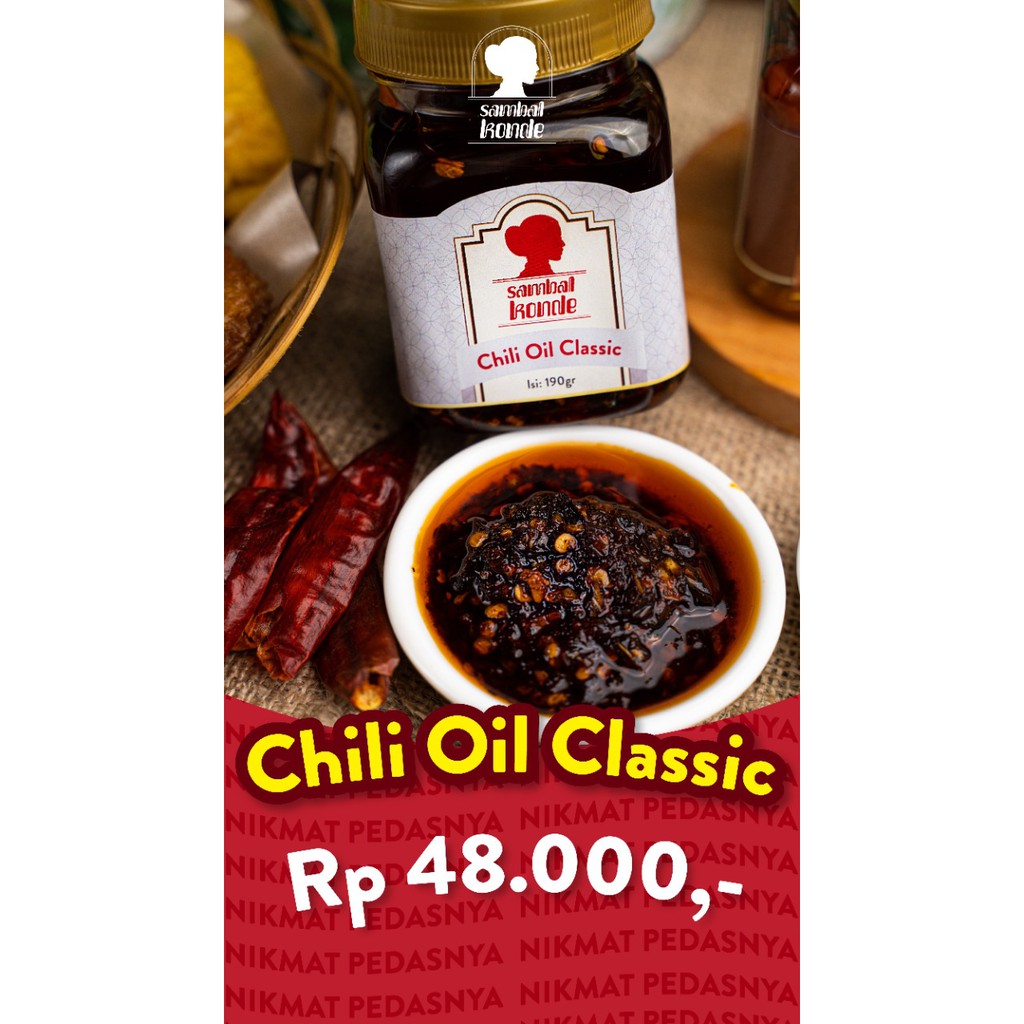 

Chili Oil Classic Sambal Konde