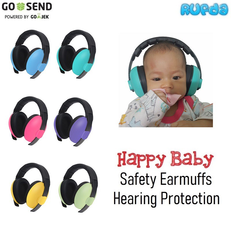 Happy Baby Safety Earmuffs Pelindung Pendengaran Bayi Earmuff