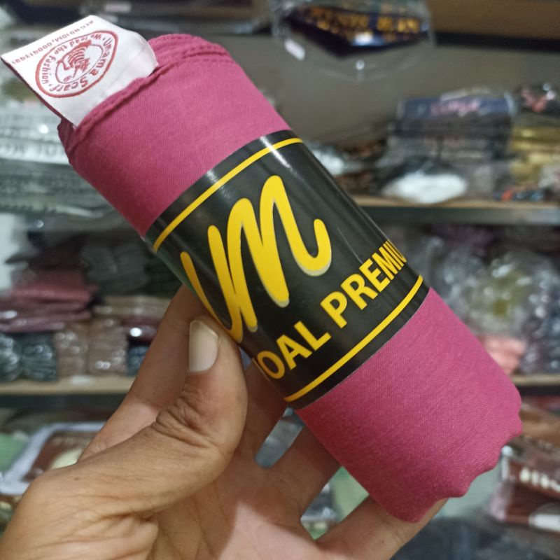 Jilbab UMAMA BASIC VOAL  Original Scarf Jilbab Hijab Kerudung sekolah segiempat seragam kerja polos-Basic voal Berry