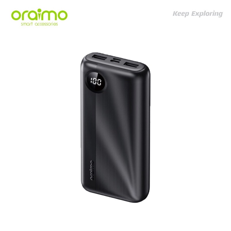 Oraimo OPB-P160D Traveler 160 Powerbank 16000mAh Dual USB Fast Charging - Garansi 1 Tahun