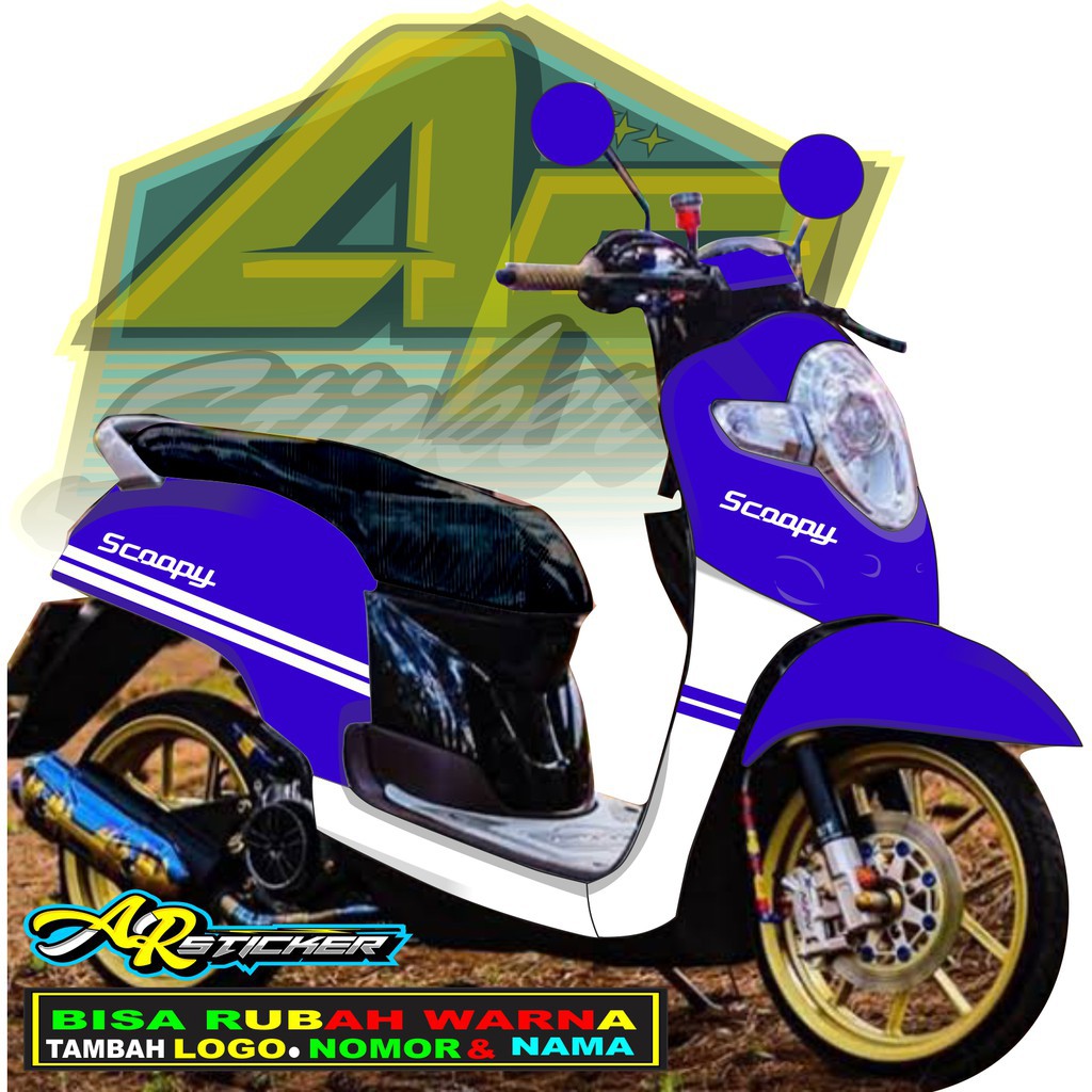 Decal scoopy Decal Scoopy full body Full Blok Decal Scopy Dekal New Fi 2017 2018 2019 2020 SIMPLE