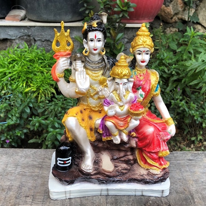 Patung Siwa Keluarga Siwa Patung Dewa Siwa Family Patung Keluarga Siwa Shiva Family Mahadewa