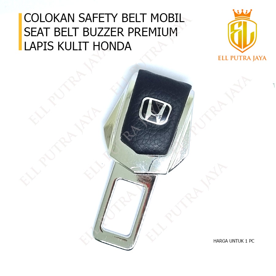 COLOKAN SEATBELT BUZZER / SEAT BELT BUCKLE MOBIL LAPIS KULIT HONDA