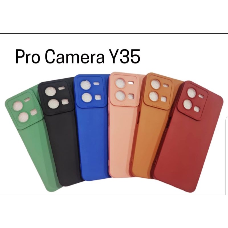 Soft case/slikon/kondom/case terbaru macaron pro camera/kamera type Hp Vivo y16/y22/y35