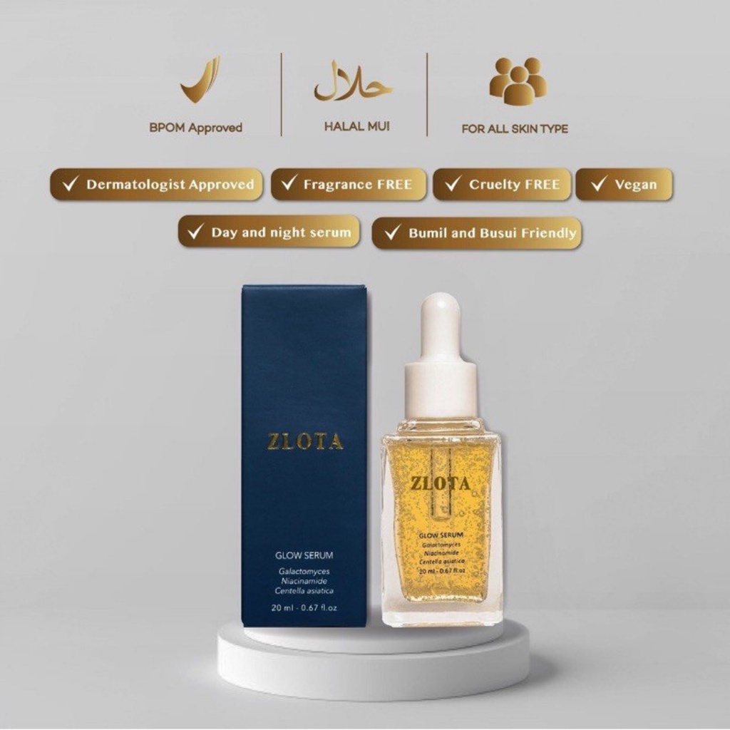 [ FREE GIFT ] ZLOTA STAY FRESH EVERYDAY CLEANSER | ACNE SPOT TREATMENT | GLOW SERUM 20 ml