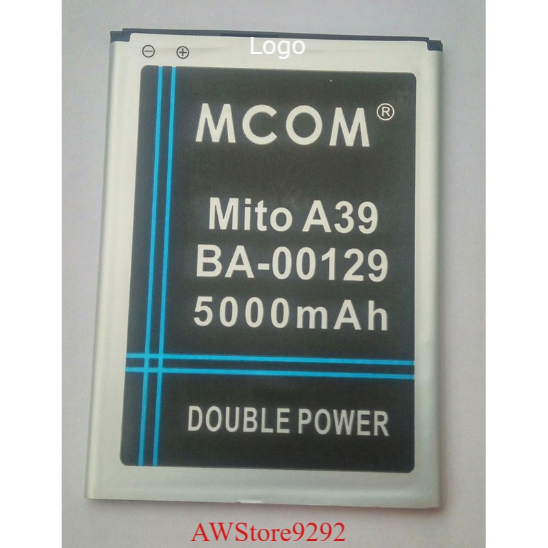 Mcom Battery Batre Baterai Double Power Mcom Mito A39 BA-000129 BA000129 BA-00129 BA00129