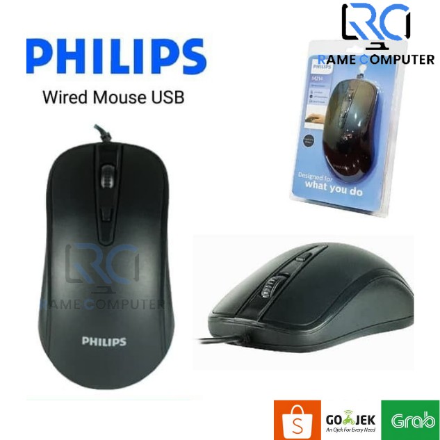 Mouse Usb Philips M214 (Cable)