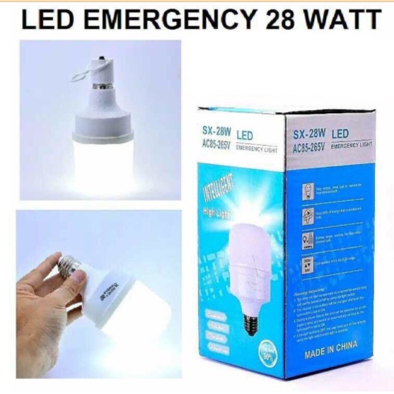 Lampu Emergency 28 Watt / Bohlam Emergency / Lampu Cerdas / Lampu Emergency LED / Lampu Gantung / Lampu Darurat