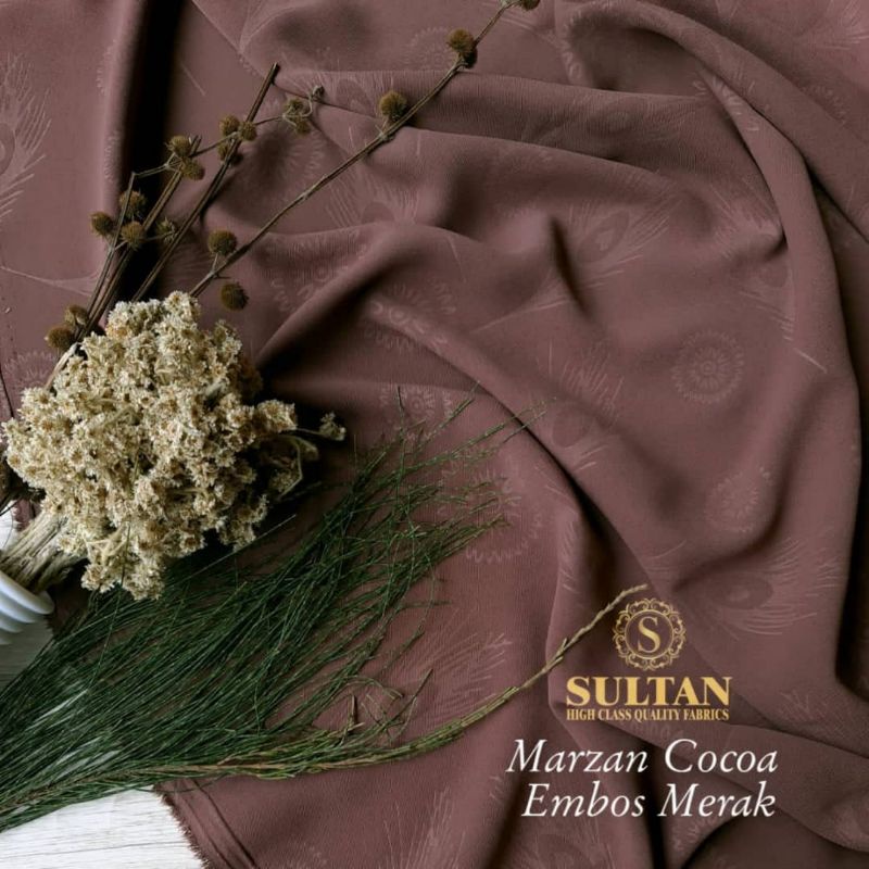 Marzan Cocoa Anti UV Motif Merak