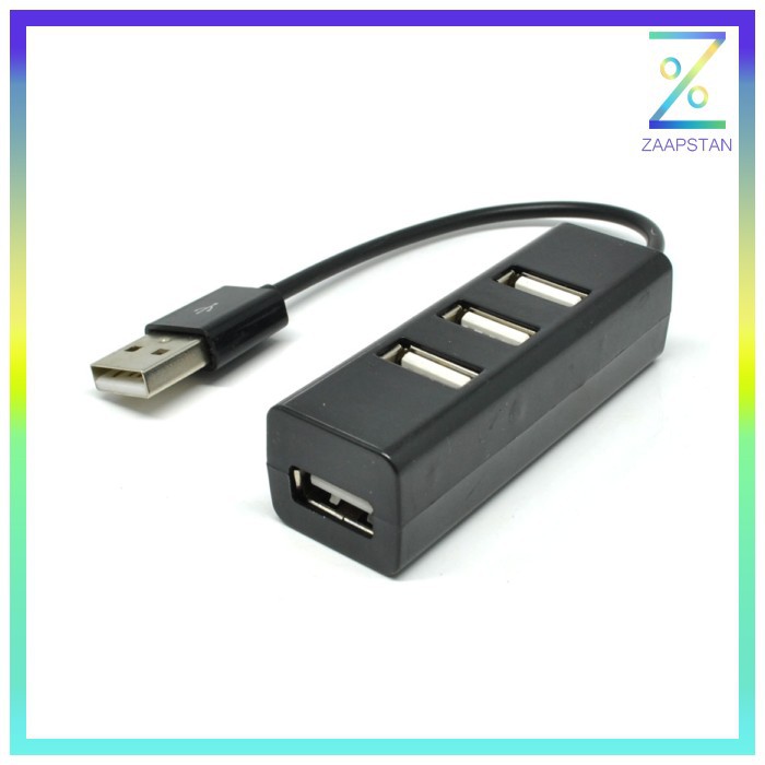 EASYIDEA Portable USB Hub 4 Port - HB3004 - Black