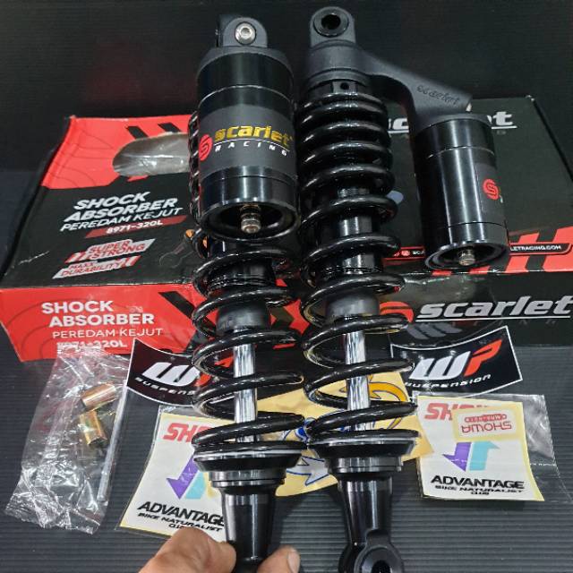 Shock Scarlet Showa Wp 320 dan 340 Soft W175 Rx King Supra Universal-1