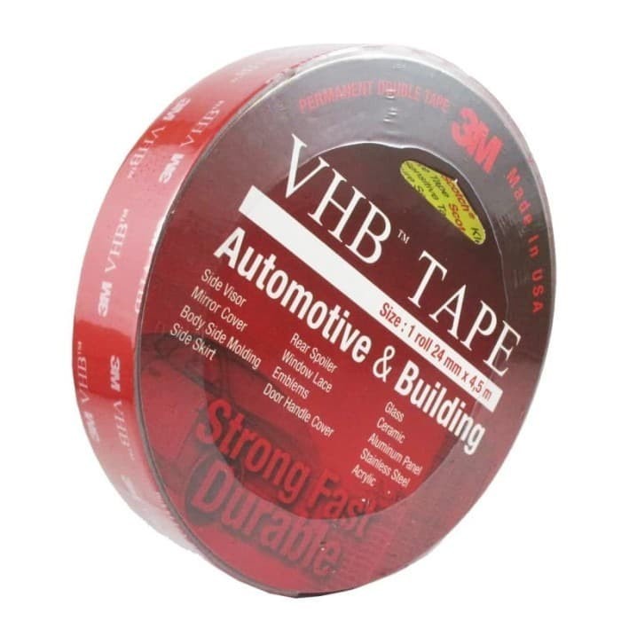 3M VHB Double Tape Automotive 4900 Tebal Size 24mm x 4.5m Double Tape Mobil