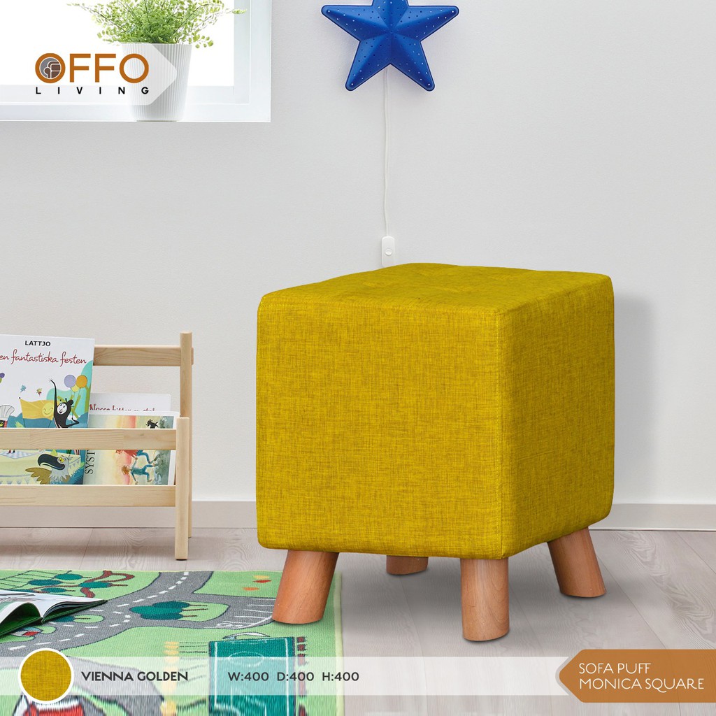 Offo Living - Sofa Puff Monica Square Kursi Sofa