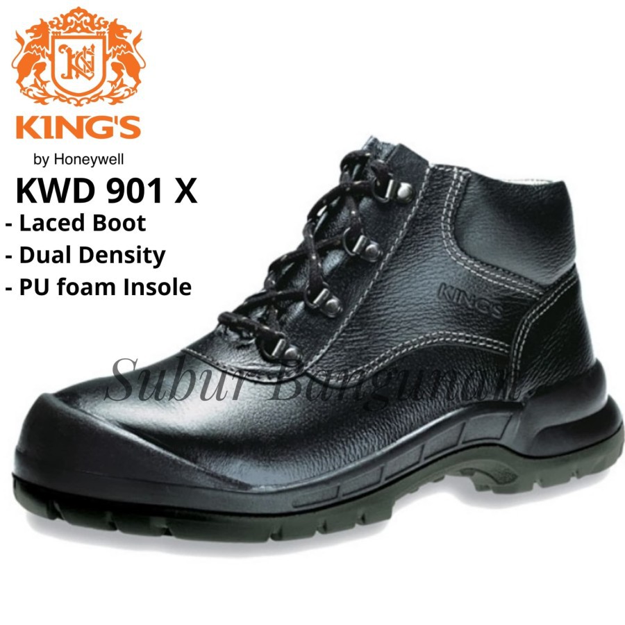 Jual Kings KWD 901X Sepatu Safety Shoes King's KWD901X Black Hitam
