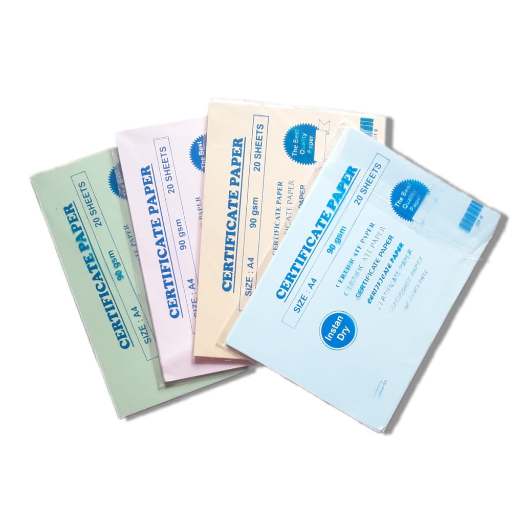 

KERTAS SERTIFIKAT A4 90 gsm